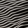 Jacquard Jersey Riscas diagonais – preto/branco,  thumbnail number 2