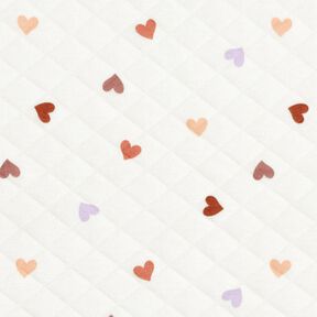 Dupla face Jersey Cora&ccedil;&otilde;es coloridos &ndash; marfim, 