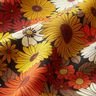 Tecido de viscose Flores de verão – amarelo-sol/preto,  thumbnail number 2