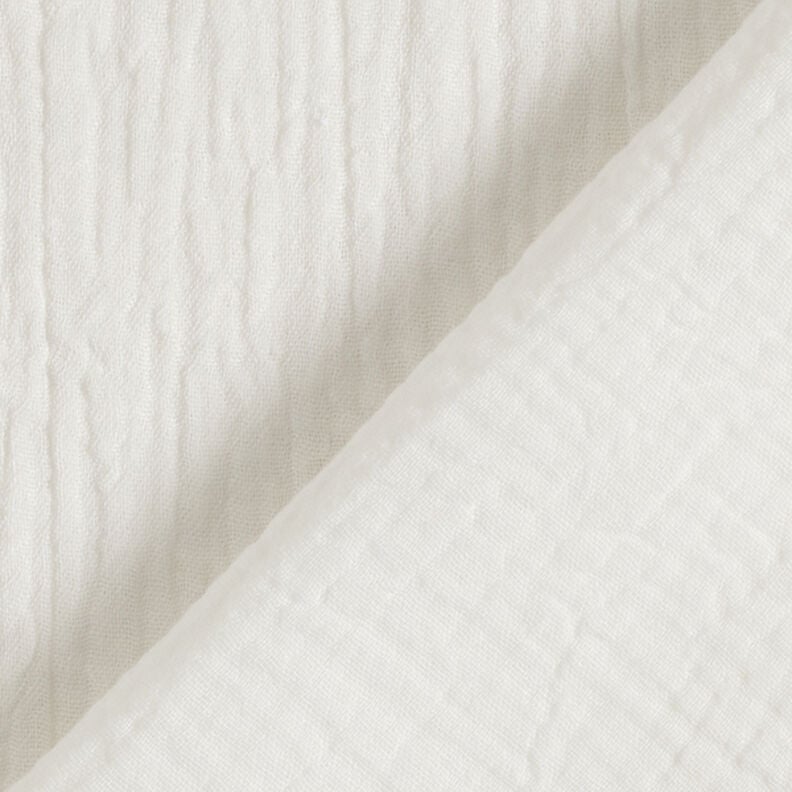 Musselina/ Tecido plissado duplo – branco sujo,  image number 4