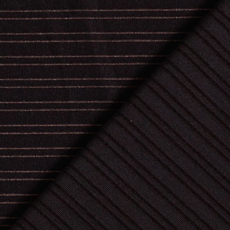 Tecido devoré Jersey Riscas – preto,  image number 4