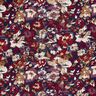Jersey de viscose Flores expressivas – azul-marinho/vermelho violeta médio,  thumbnail number 1