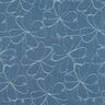 Ganga Jacquard Flores | Poppy Fabrics – azul ganga,  thumbnail number 1