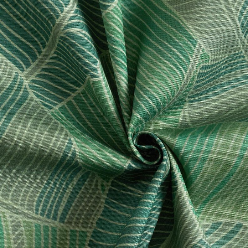 Tecido para exteriores Lona Linhas de folha – verde,  image number 4