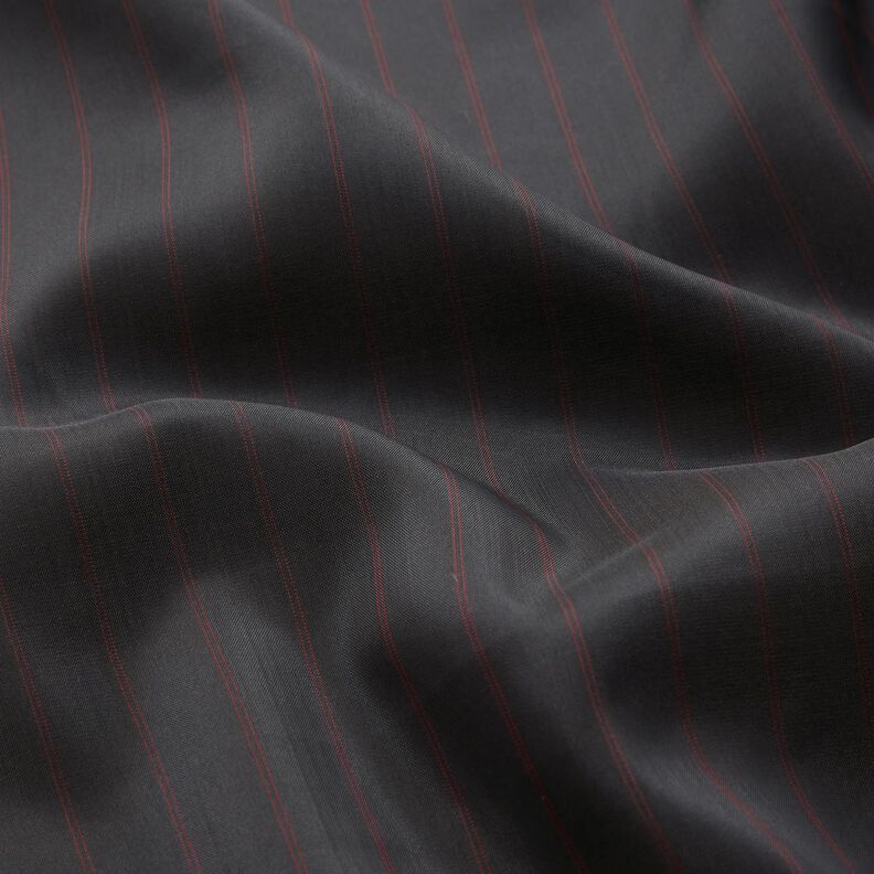 Forro para mangas Riscas de giz – preto/vermelho,  image number 2