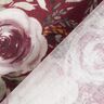 Musselina/ Tecido plissado duplo Rosas aguarela Impressão Digital – bordô,  thumbnail number 5