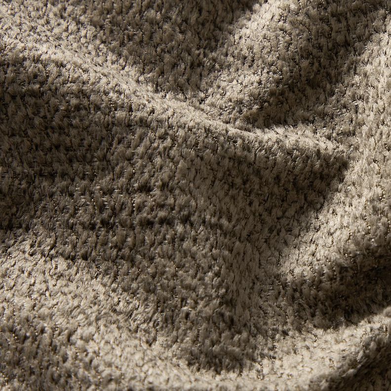 Tecido para estofos Tecido macio – taupe escuro,  image number 2