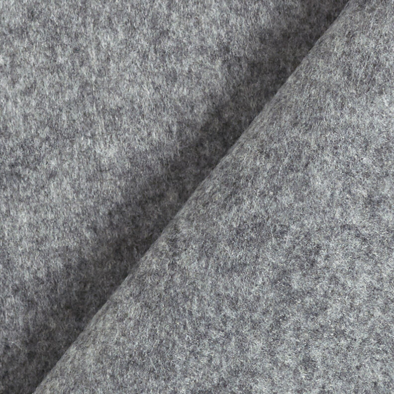 Feltro 180 cm / 1,5 mm de espessura Melange &ndash; cinzento,  image number 3