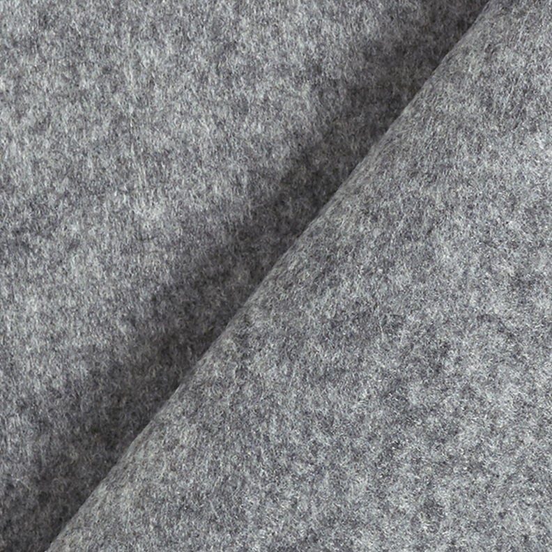 Feltro 180 cm / 1,5 mm de espessura Melange – cinzento,  image number 3
