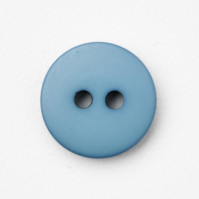 Botão redondo de 2 furos [Ø 11 mm] – azul brilhante,  image number 1