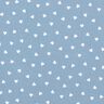 Corações espalhados de popeline de algodão orgânico – jeans azul claro,  thumbnail number 1