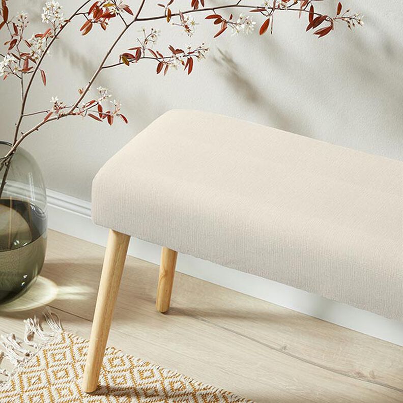 Tecido para decora&ccedil;&atilde;o Jacquard Canelado discreto &ndash; creme,  image number 5