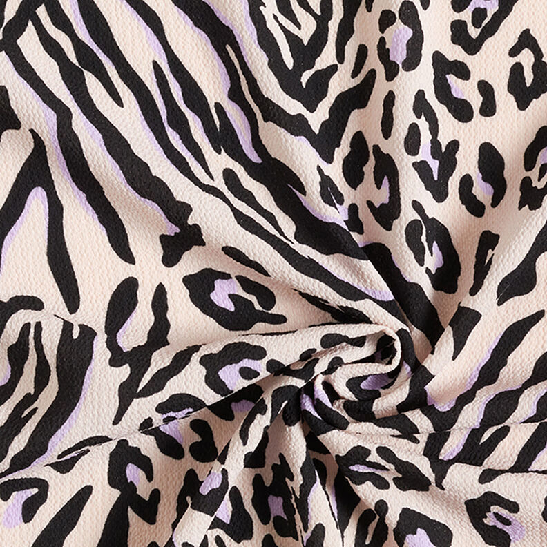 Tecido crepe leve Zebra – rosé,  image number 3