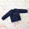 Sweater aconchegante Salpicos coloridos – azul-marinho,  thumbnail number 6