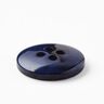 Botão de 4 furos marmoreado [Ø 15 mm] – índigo,  thumbnail number 3