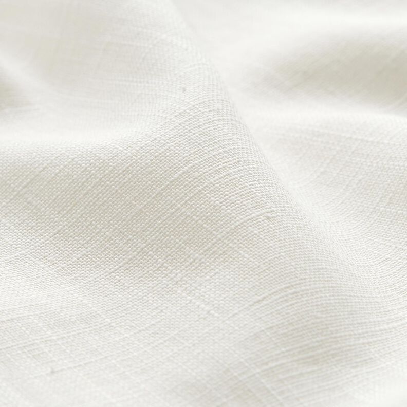 Tecido de linho Mistura de Rami Médio – branco sujo,  image number 2