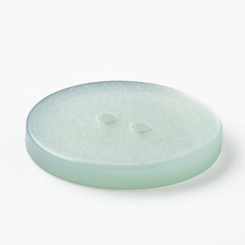 Botão de 2 furos brilhante [Ø 25 mm] – menta clara,  image number 3