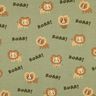 Jersey de algodão Leão | Poppy Fabrics – pistáchio/castanho-avermelhado,  thumbnail number 1