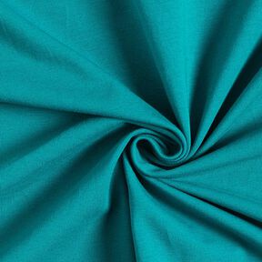 Jersey de algodão Médio Liso – azul petróleo, 