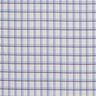 Tecido para camisas Xadrez misturado – branco/azul claro,  thumbnail number 1