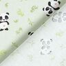 Tecido de algodão Cretone panda fofinho – verde,  thumbnail number 4