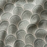 Tecido para decora&ccedil;&atilde;o Meio linho Panam&aacute; Leques em arco elegantes &ndash; natural/verde amarelado,  thumbnail number 2