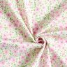 Tecido para decoração Cetim de algodão Mar floral – rosa-claro/branco,  thumbnail number 3