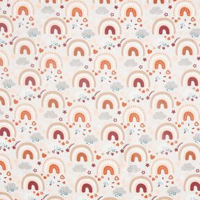 Popelina Arco-íris – bege claro, 