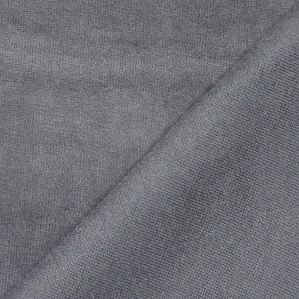 Tecido aveludado Nicki Liso – cinzento,  image number 3