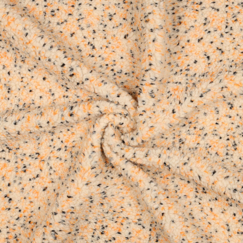 Tecido de pelúcia Teddy Tweed Melange | Poppy Fabrics – bege,  image number 4