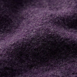 Lã grossa pisoada Melange – ameixa | Retalho 50cm, 