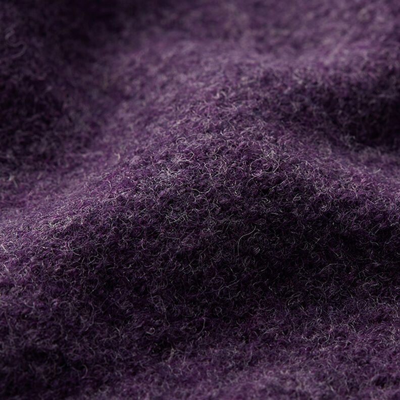 Lã grossa pisoada Melange – ameixa,  image number 2