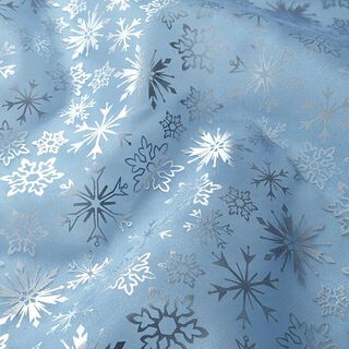 Organza Flocos de neve – azul claro, 