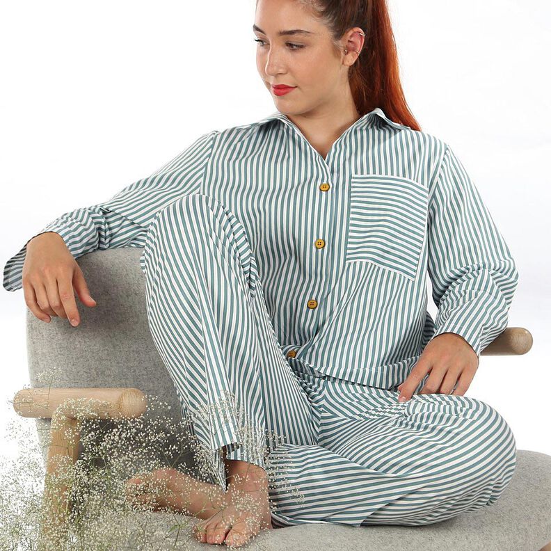 FRAU HILDA Pijama com variações curtas e longas | Studio Schnittreif | XS-XXL,  image number 6
