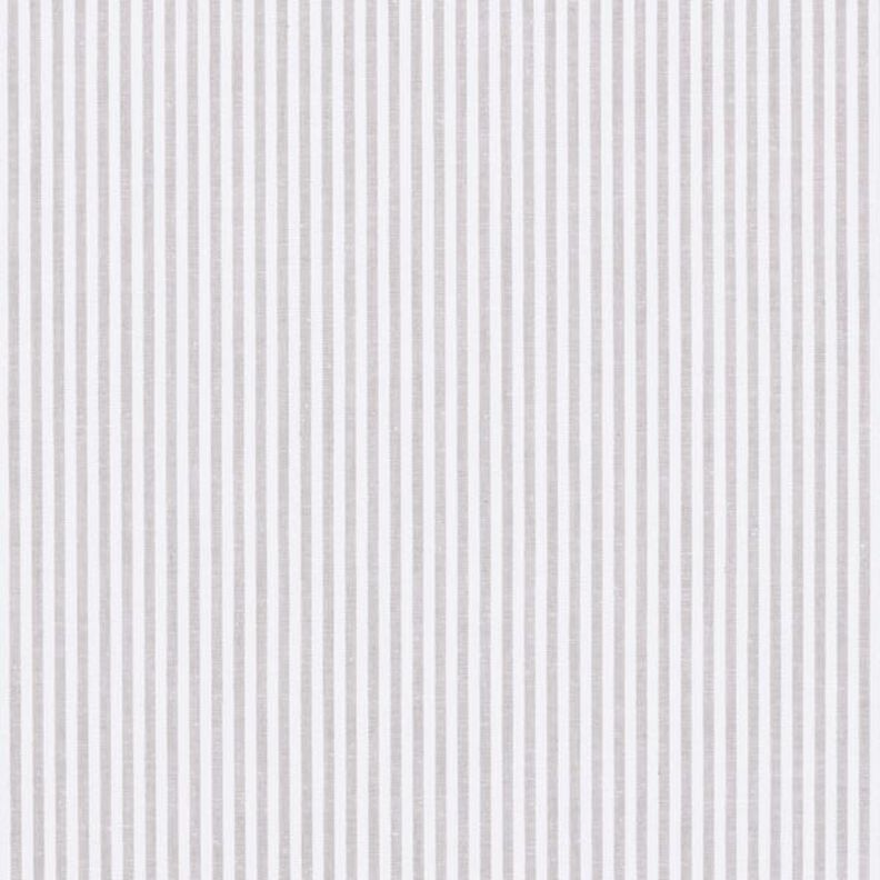 Popelina de algodão Riscas, com fio tingido – cinzento/branco,  image number 1