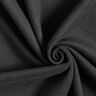 Tecido para sobretudos Mistura de lã Liso – preto,  thumbnail number 1