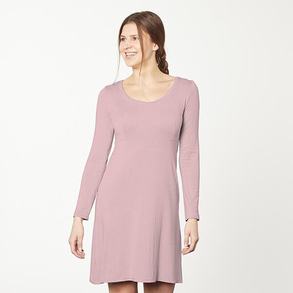 Jersey de algodão médio liso – rosa-velho claro,  image number 6
