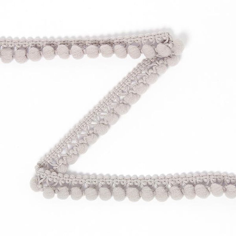 Debrum com pompons [10 mm] - cinzento,  image number 1