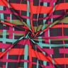 Tecido de viscose stretch Line Layers | Nerida Hansen – merlot/laranja,  thumbnail number 3