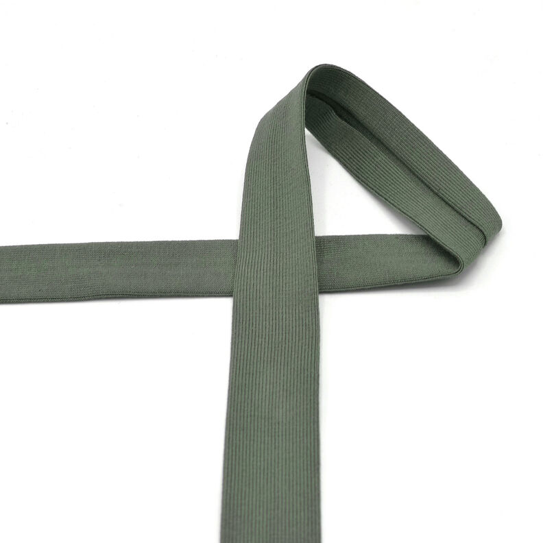 Fita de viés Jersey de algodão [20 mm] – verde-pinheiro,  image number 2