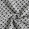 Tecido para sobretudos caixinhas – branco/preto,  thumbnail number 4