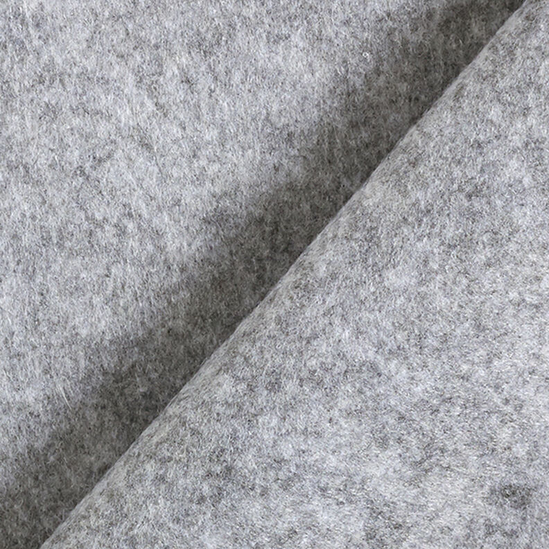 Feltro 180 cm / 1,5 mm de espessura Melange – cinzento claro,  image number 3