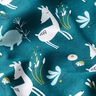 Jersey de algodão Lebre e corça – azul petróleo,  thumbnail number 2