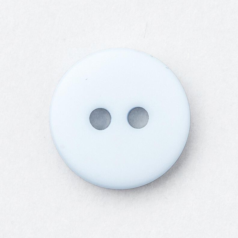 Botão redondo de 2 furos [Ø 11 mm] – azul prateado,  image number 1