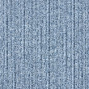 Tecido de malha Ajour Riscas brilhantes requintadas – azul claro, 