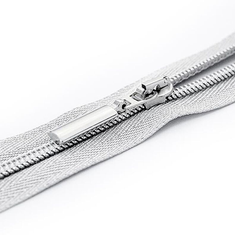 Fecho de correr sem fim | Prym – prata metálica,  image number 3