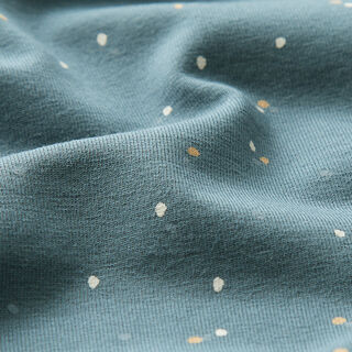 Jersey de algodão Manchas irregulares  – azul ganga, 