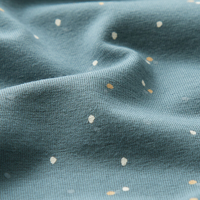 Jersey de algodão Manchas irregulares  – azul ganga,  image number 2