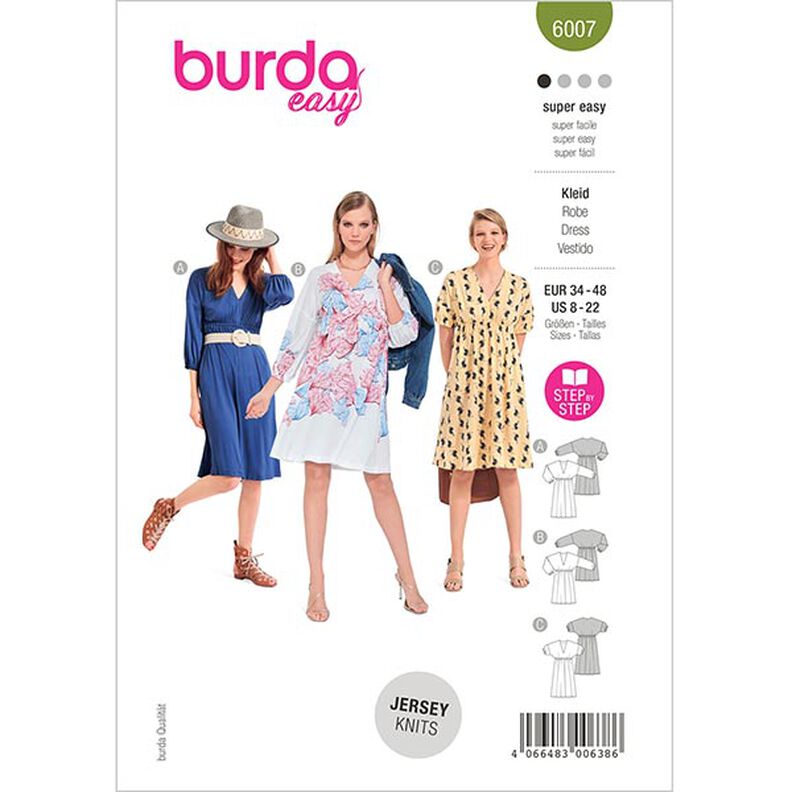 Vestido de verão, Burda 6007 | 34 - 48,  image number 1