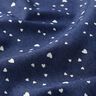 Chambray Pequenos corações – azul-marinho/branco sujo,  thumbnail number 2